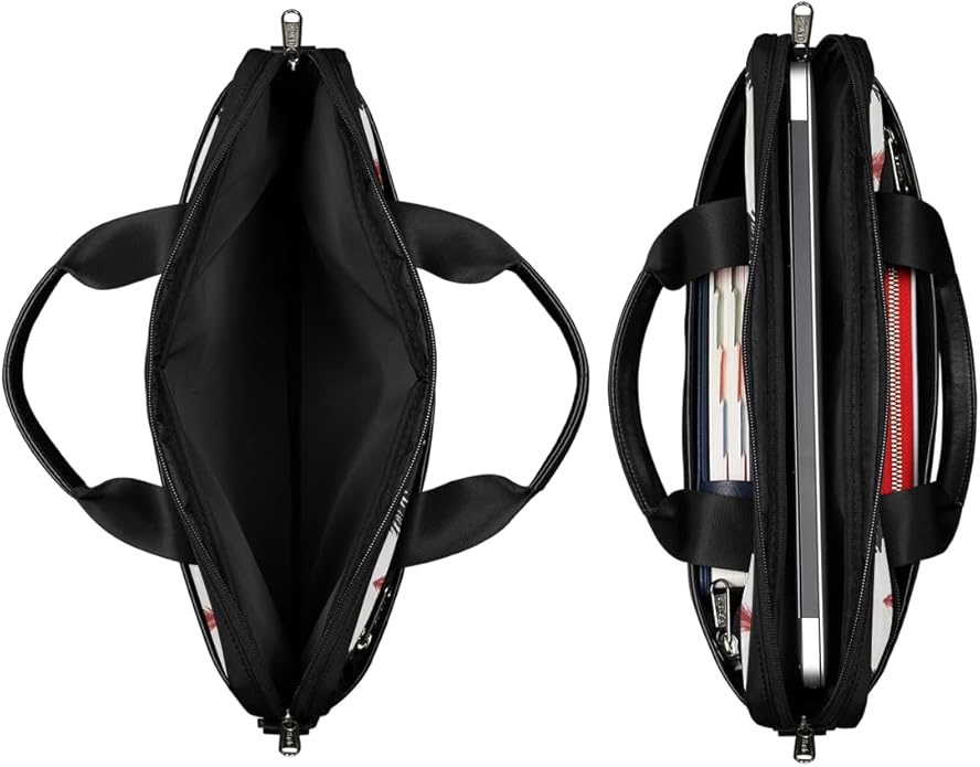Laptop Shoulder Bag for Women Men, Waterproof Computer Case Messenger Bag Briefcase for Business Office Travel