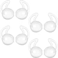 Lunies Earpods Covers Anti-Slip Silicone Soft Sport Earbud Tips for iPhone 6S/6 Plus/5S/5C/5 Earbuds Comfortable 4 Pairs Clear