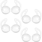 Lunies Earpods Covers Anti-Slip Silicone Soft Sport Earbud Tips for iPhone 6S/6 Plus/5S/5C/5 Earbuds Comfortable 4 Pairs Clear