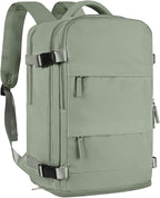 coofay Large Travel Backpack For Women Men Airline Approved Carry On Backpack Flight Approved Waterproof Sports Luggage Backpack Casual Daypack Small Hiking Backpacks Grey Green