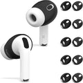[5 Pairs] for AirPods Pro 3 Ear Tips Cover [Fit in Case], Soft Silicone AirPod Pro 3 Ear Cover Anti Slip Air Pod pro 3 Accessories Compatible with AirPods Pro 3rd Generation Earbuds 2025 (Black)