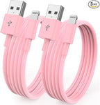 2 Pack [ Apple MFi Certified ]iPhone Charger 6ft,Long Lightning to USB Cable 6 Feet,Fast Apple Charging Cable Cord 6 Foot for iPhone 14/14 Max/13Pro Max/12Mini/11Pro/11/XS/XR/8/7/6s/iPad,Air Original