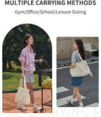 Gym Tote Bag for Women, Lightweight Yoga Mat Bag with Wet Dry Storage Pocket & Multi Pockets