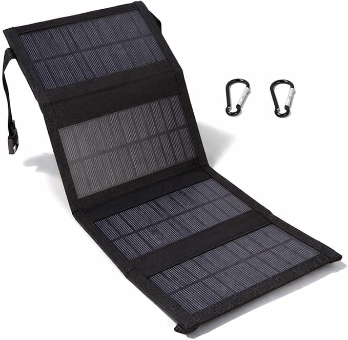 20W USB Solar Panel, Portable Foldable Oxford Cloth Solar Cells Charger for Mobile Phones, Tablets, Computers