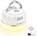 Yonktoo Rechargeable LED Camping Lantern 1000LM, 300H Runtime, 6400mAh, IPX5 Waterproof Tent Light for Camping, Hiking, Power Outages, Home, Emergency Use - Wireless Remote Edition,White