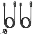 2 Pcs USB C Smart Watch Charger, 2-Pin 2.84 mm Magnetic Smartwatch Charging Cable, Replacement Charger Cord Compatible with Letsfit, YAMAY, Willful, UMIDIGI, Fitpolo, Blackview, Dirrelo, Lifebee