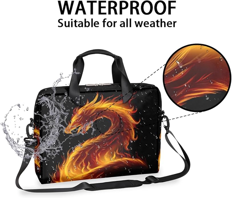 Cute Laptop Shoulder Bag for Women Men, Computer Laptop Bag Laptop Sleeve Case Laptop Satchel Briefcase Carrying Bag QA-1