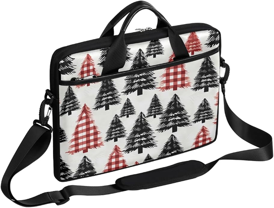 Laptop Shoulder Bag for Women Men, Waterproof Computer Case Messenger Bag Briefcase for Business Office Travel
