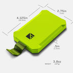 Dark Energy Poseidon Nano Portable Charger | 3,000mAh | Wireless, Pocket-Sized, Rugged Power Bank Compatible with MagSafe with Additional Fast Charging 12W USB-C Output