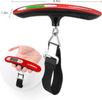 Digital Luggage Scale Vacation Travel Essentials Accessories Gifts for Traveler Portable Suitcase Handheld Weight Scale 110 lbs Hanging Baggage Travel Must Haves