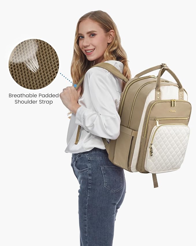 LOVEVOOK Laptop Backpack for Women with Laptop Compartment,Fits 17" Laptop