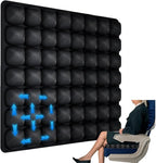 Sonduur 18" x 16" Travel Cushion for Airplane Seat, Adjustable Portable Inflatable Seat Cushion for Air Travel, High Profile Travel Seat Cushions for Airplanes, Lycra Material