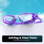 Braylin Swim Goggles, 2-Pack Swimming Goggles, Anti Fog, No Leaking For Adult Women Men Youth