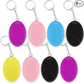 Tellegloww 8 Pcs Personal Safety Alarm for Women 120db Loud Sound Personal Siren Self Defense Keychain for Women Elderly Joggers Night Workers