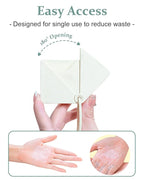 3 Boxes (150 Sheets) Hand Soap Sheets for Camping Essentials, Disposable Portable Foaming Bath Slice Sheet for Travel Outdoor Hiking