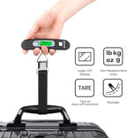 pack all 110 Lbs Luggage Scale, Digital Handheld Luggage Scale, Baggage Scale, Travel Weight Scale for Luggage with Backlit LCD Display, Battery Included, Black