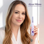 Michael Todd Beauty Sonicsmooth Pro+ Dermaplane Razor for Women Face + Eyebrow Trimmer Dermaplaning System w/LED Light Peach Fuzz Remover -16 Dermaplaning Blades & 2 Microsmooth Exfoliation Tips