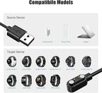 VeryFit Smart Watch Charger Replacement Charging Cable Cord Magnetic for Smartwatch AR-01 IDW19 (2 Pack)