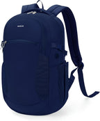 ECOHUB 17" Laptop Backpacks with Laptop Compartment Work Backpack Women Lightweight & Water Resistant Travel Backpack, Blue