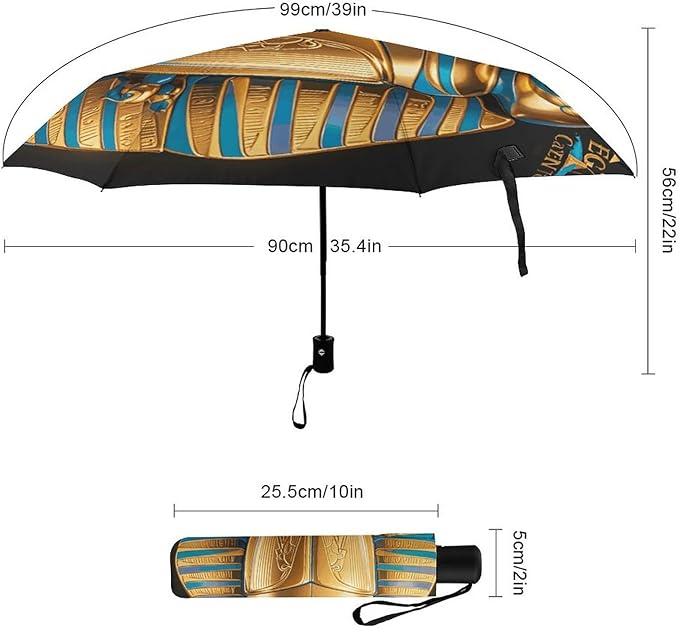 Cowboy Black Hat Western Boots Umbrellas for Rain Portable Travel Umbrellas Lightweight Automatic Windproof Folding Umbrella Compact Outdoor Beach Umbrella for Women, Men