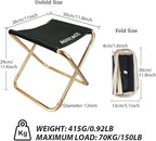 Ultralight Portable Folding Camping Stool for Outdoor Fishing Hiking Backpacking Travelling(XL:13"x14"x15";Large:11.8"x11"x11.4"; Medium:8.3"x9.5"x 11")