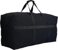 Extra Large Storage Canvas Duffle Bag with Zippers and Handles, Big Foldable Duffle Bag for Travel