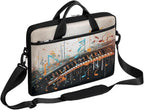 Laptop Shoulder Bag for Women Men, Waterproof Computer Case Messenger Bag Briefcase for Business Office Travel