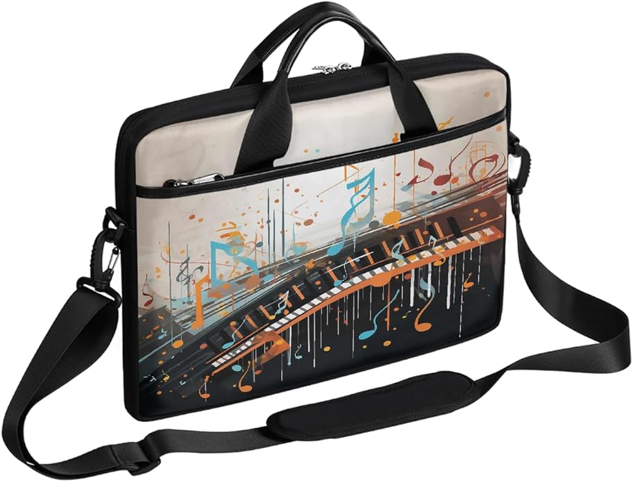 Laptop Shoulder Bag for Women Men, Waterproof Computer Case Messenger Bag Briefcase for Business Office Travel