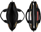Laptop Shoulder Bag for Women Men, Waterproof Computer Case Messenger Bag Briefcase for Business Office Travel