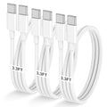 3-Pack 3.3FT 60W USB C to USB C Cable, Type C to Type C Cable,Fast Charging Cable for iPhone Air 17 16e 16 15 Pro Plus Pro Max，for Galaxy S25/S24, for iPad Pro/Air/mini, for MacBook Pro/Air and More