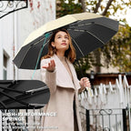 YINBAOGE Compact Travel Umbrella, Automatic Folding Windproof 12 Ribs, 42 Inch Canopy with UV Protection, Durable Lightweight Portable Parasol for Rain & Sun, Fits Car, Backpack, Men & Women