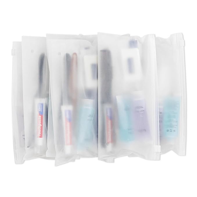 100 Sets Toiletry Kits Homeless Personal Hygiene Kit Bulk Homeless Care Package Supplies Travel Toiletry Kit Homeless Hygiene Kit Bulk for Men Women Charity Disposable Toiletry Kit(10-IN-1)