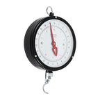 22LBS Double Sided Dial Hanging Scale, Mechanical Hanging Scale with Scoop/Chain, Portable Handheld Scale Commercial Household Weighing Scales for Supermarkets Farm Kitchen (Black)