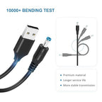 Powseed 5V Universal DC Power Cable, USB to DC Charging Cord with 13pcs Adapter Plugs for Webcam Router, Recorder, Bluetooth Speaker, Scanner, DVR, Hard Disk Box, USB-HUB etc.