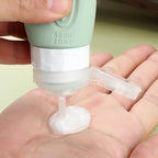Mrsdry Travel Bottles for Toiletries, Tsa Approved 2oz Travel size Bottles, BPA Free Leak Proof Travels Toiletry Containers, Traveler Accessories with Toiletry Bag for Shampoo Liquid (4 Pack)