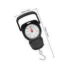 Artibetter Mechanical Hanging Luggage Scale 20kg with Measuring Tape Portable Travel Weight Scale Handheld Spring Balance for Luggage and Shipping Weighing