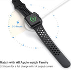 Fast Charger for Apple Watch Charger, Magnetic iWatch Charger to USB A Cable 3.3FT with USB A Wall Plug Adapter for Apple iWatch Series Ultra/10/9/8/7/6/SE/5/4/3/2 (White)