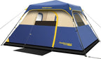 FanttikOutdoor Camping Tent 4/6/8/10 Person Instant Cabin Tent Setup in 60 Seconds with Rainfly & Windproof Portable with Carry Bag for Family Camping & Hiking, Upgraded Ventilation, Navy Blue