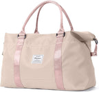 HYC00 Travel Duffel Bag,Carry-on Overnight Weekender Bags for Women,Sports Tote Gym Bag with Wet Pocket