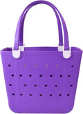 Lightweight Extra large Rubber Beach Bag Small mini Tote Bag for Gym Waterproof medium Open Handbag for Pool Sports