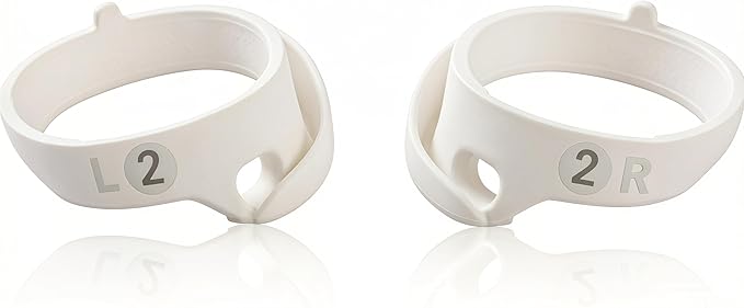 6 Pairs Replacement Ear Tips for Bose QuietComfort Ultra Earbuds (2023) & Bose QuietComfort Earbuds II (2022) - Anti-Slip Silicone Wingtip Covers Eartip-White