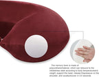 Travel Neck Pillow Memory Foam U Shape Neck Pillow for Travel Pillow Comfortable Head Neck Support Airplane Pillow for Traveling Car Home Office Travel Neck Flight Pillow