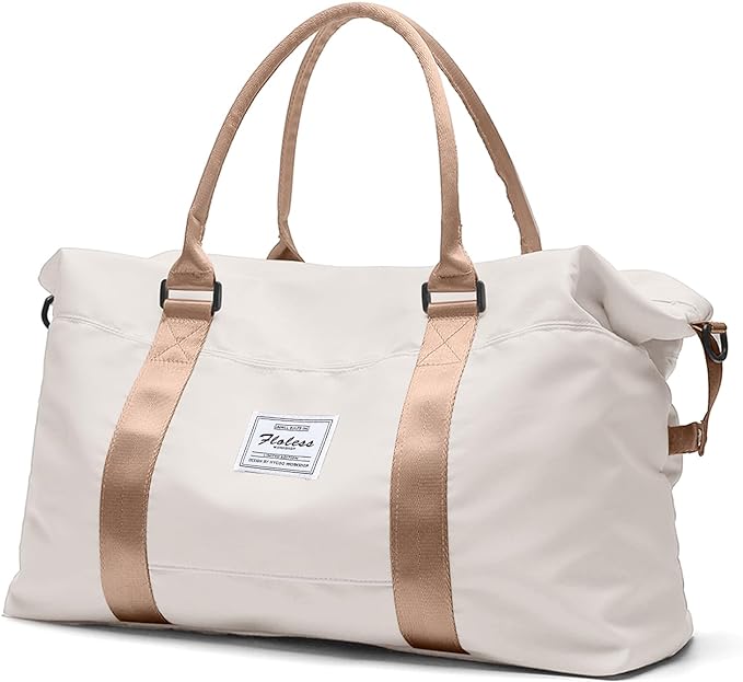 HYC00 Travel Duffel Bag,Carry-on Overnight Weekender Bags for Women,Sports Tote Gym Bag with Wet Pocket