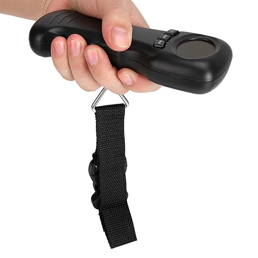 Luggage Scale, 50kg/110lb Suitcase Scale with LCD Digital Display for Travel, Packages