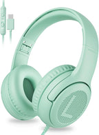 awatrue USB-C Kids Headphones with Mic - 85/94dB Volume Limiter, Foldable Wired Toddler Headphones for Boys & Girls, Over-Ear Type-C Kid Headphones for School, Travel, lPad, Tablet & Smartphones