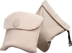trtl Travel Pillow Original 2.0 – Scientifically Proven Super Soft Travel Pillow with Premium Head & Neck Support – for Airplane Travel – Machine Washable – Lightweight & Compact – Sand Beige