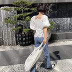 POOOPSSD New Woven Bag, Straw Mesh Tote Bag, Beach, Shoulder Bag, Hobo Women, Foldable Large Capacity, for Holiday.