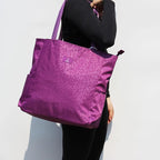 Original Floral Water Resistant Large Tote Bag Shoulder Bag for Gym Beach Travel Daily Bags Upgraded