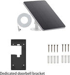 Solar Charger for Video Doorbell (2nd Generation - 2020 Release), Black