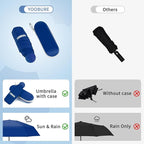 Yoobure Travel Umbrella Portable Compact Umbrellas, Pocket Mini for Purse, Umbrellas for UV Sun & Rain Small for Backpack, Umbrella with Case Folding for Kids Women